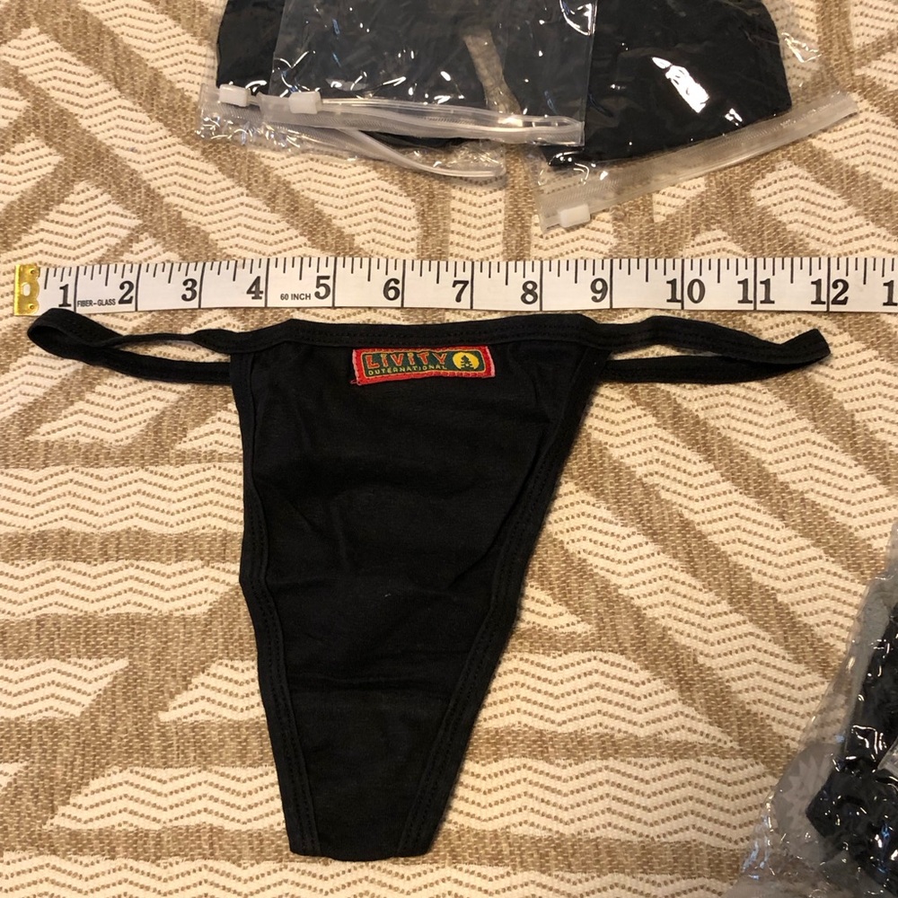 LiViTY G String, New Old Stock, Black OR Wine - Picture 10 of 14